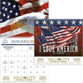 I Love America Calendars