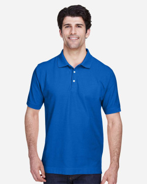 Devon & Jones Men's Pima Pique Short-Sleeve Polo