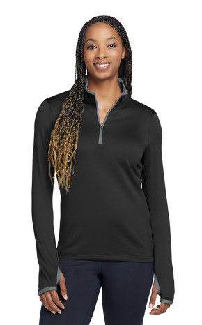 Nike Ladies Dri-FIT Stretch 1/2-Zip Cover-Up