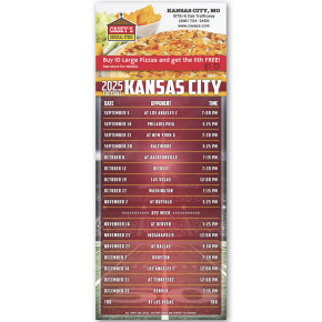 Football Schedule Magnet - Custom Imprint