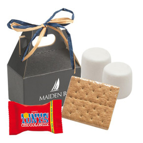 S'mores Kit in Mini Gable Box featuring Tony's Chocolo