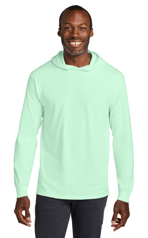Jerzees Classics Unisex Cotton Long Sleeve Hooded T-Shirt