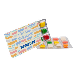 Assorted Chicklet Gum Pack 24pc
