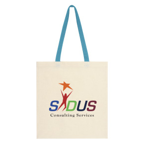Penny Wise Cotton Canvas Totes Full Color
