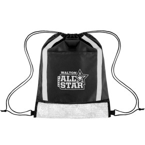 Game Time rPET Reflective Drawstring Bag