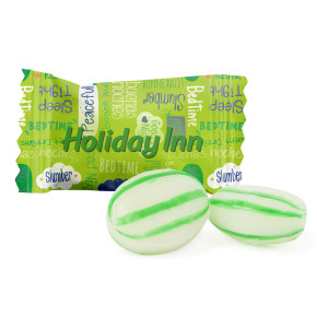 4 Color Process Green Striped Spearmint