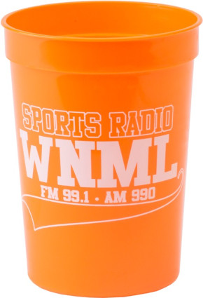 Smooth Plastic Stadium Cup 12 oz.
