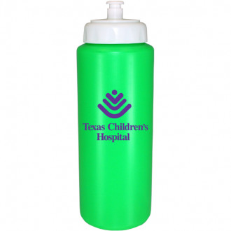 32oz. Sports Bottles with Push n' Pull Caps