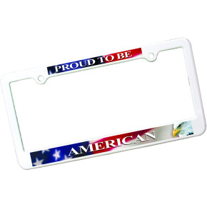 4 Holes License Plate Frame Full Color Digital