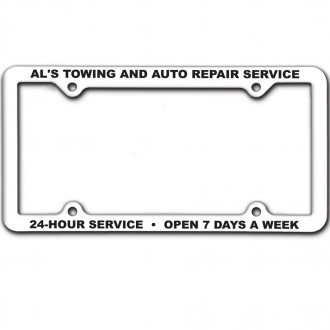 Thin Panel License Plate Frame
