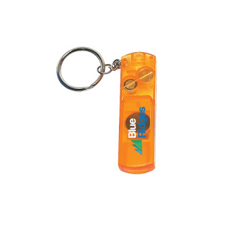 Whistle, Lights and Compass Key Chains