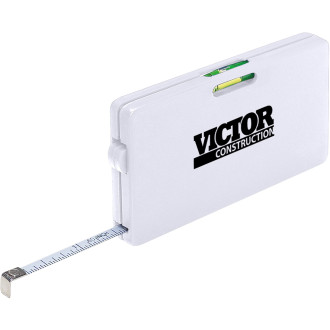 Rectangular Tape Measure with Level