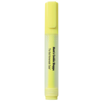 Rectangular Highlighters with Frosted Barrel