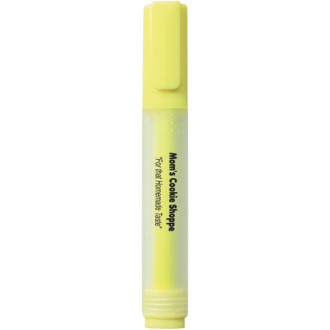 Rectangular Highlighters with Frosted Barrel