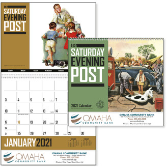 Full Color Saturday Evening Post Calendars