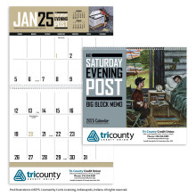 The Saturday Evening Post Big Block Memo Calendars