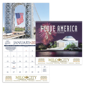 I Love America Calendars