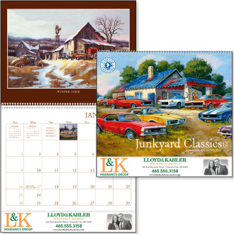Junkyard Classics by Dale Klee Calendars
