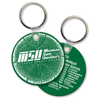 Round Soft Touch Key Chains