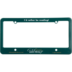 License Plate Frame With Straight 4 Holes