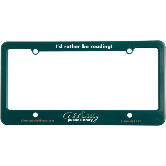 License Plate Frame With Straight 4 Holes