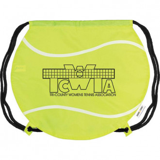 Gametime Tennis Ball Drawstring Backpacks