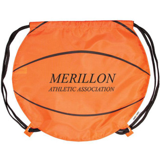 Gametime Basketball Drawstring Backpacks