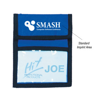 Nylon Neck Wallets Badge Holders