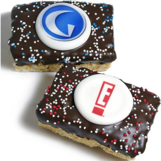 Belgian Chocolate Rice Krispies Icing Picture Treats