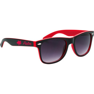 Two-Tone Malibu Sunglasses with Black Frame