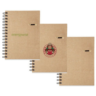 ECO Hard Cover Spiral Notebooks - 5 3/4 x 8 1/4