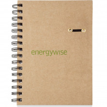 ECO Hard Cover Spiral Notebooks - 5 3/4 x 8 1/4