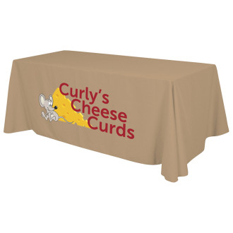 Full Color 6' Economy Table Throw