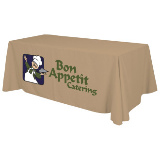 Full Color 6' Standard Table Throw