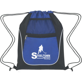 Drawstring Sports Packs With Dual Pockets