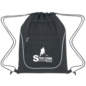 Drawstring Sports Packs With Dual Pockets