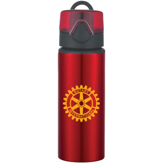 25 Oz. Aluminum Sports Bottles With Flip Top Lid