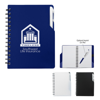 Spiral Notebooks with Pens