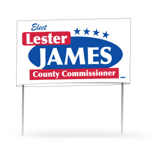 Double-Sided Yard Signs - 21 x 34.5