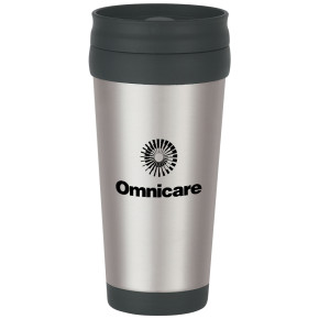 16 Oz. Stainless Steel Tumblers With Slide Action Lid And Plasti