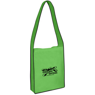 Messenger Non-Woven Totes With Velcro Closure
