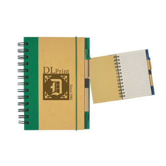 Eco-Friendly 5 X 7 Spiral Notebooks & Pens