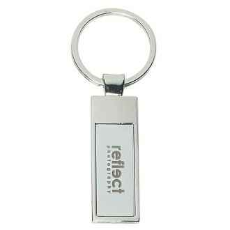 Rectangle Metal Key Tags