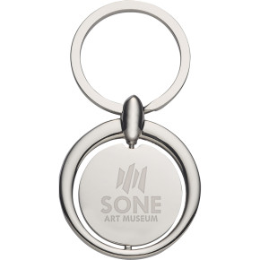 Circular Metal Key Tags