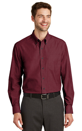 Port Authority Crosshatch Easy Care Shirts