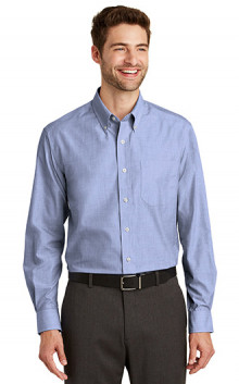 Port Authority Crosshatch Easy Care Shirts