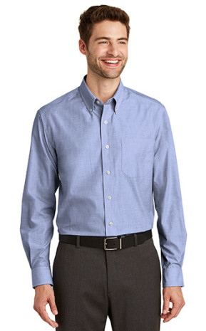 Port Authority Crosshatch Easy Care Shirts