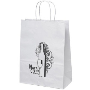 Custom Paper Bags - White