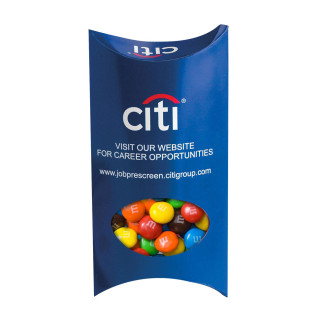 Pillow Box with Window - M&M's