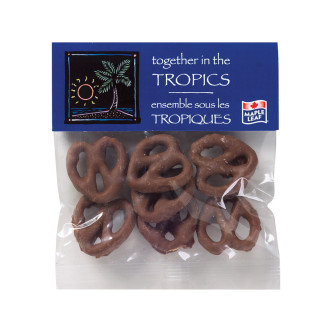 1 oz. Header Bags - Chocolate Pretzels